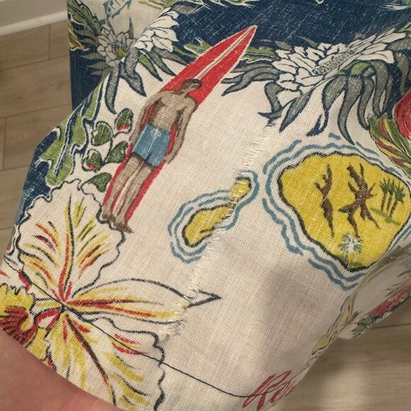 Reyn Spooner Hawaiian Aloha island map hibiscus classic fit button shirt 3XL - Picture 5 of 5